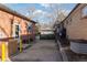 Private backyard space with additional parking and alley access at 2640 S York St, Denver, CO 80210