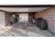 Attached garage with room for two cars and additional storage at 2640 S York St, Denver, CO 80210