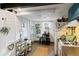 Charming basement kitchen with wood cabinets and white walls at 2640 S York St, Denver, CO 80210