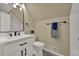 Modern bathroom with neutral tones and stylish fixtures at 1980 S Kearney Way, Denver, CO 80224