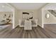 Contemporary dining room featuring modern furniture and stylish decor at 1980 S Kearney Way, Denver, CO 80224