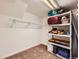 Walk-in closet with shelving and ample storage space for organization at 2023 S Rifle St, Aurora, CO 80013