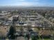 Scenic aerial view of the neighborhood showcasing the homes and surrounding city landscape at 3225 S Lincoln St, Englewood, CO 80113