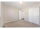 Bedroom featuring carpet flooring and neutral color walls at 17717 E 54Th Ave, Denver, CO 80249