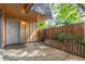 Private patio access with gated entry at 7995 E Mississippi Ave # G5, Denver, CO 80247