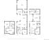 Detailed floor plan showcasing layout, dimensions, and room names for all three floors of the property at 21482 E 60Th Ave, Aurora, CO 80019
