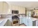 Modern kitchen with updated appliances and countertops, offering a functional and stylish cooking space at 3912 Ute Mountain Trl, Castle Rock, CO 80109