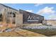 Community entrance sign for Avion at Denver Connection at 15842 E Warner Dr, Denver, CO 80239
