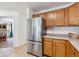 A kitchen featuring stainless steel appliances, light countertops, and tile flooring at 283 Pelican Cir # 1703, Breckenridge, CO 80424