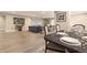 Finished basement dining area with table set for a dinner party at 2905 Morningbird Ln, Castle Rock, CO 80109