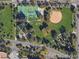 Aerial view of a park with playground and open green space at 4800 E Hale Pkwy # 709N, Denver, CO 80220