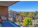 Private balcony offering scenic city views at 4800 E Hale Pkwy # 709N, Denver, CO 80220
