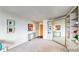 Spacious entryway with built-in shelving and mirror at 4800 E Hale Pkwy # 709N, Denver, CO 80220