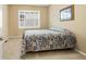 Bedroom featuring neutral tones, a comfortable bed, and a window for natural light at 22166 E Chestnut Pl, Aurora, CO 80016