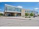 Exterior view of the recreation center entrance, with bicycle racks and benches for community members at 584 Ridgeview Dr, Louisville, CO 80027
