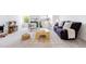 Bright living room with large windows, playroom, and comfortable seating at 5861 Mt Shadows Blvd, Firestone, CO 80504