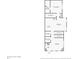 First floor showcasing a primary bedroom, kitchen, dining room, and living room layout at 2449 Xanthia St, Denver, CO 80238