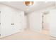 Spacious room with large closet, overhead lighting and entrance to bathroom at 1048 Knox Ct, Denver, CO 80204