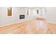 Spacious living room has recessed lighting and a door with access to the back yard at 1048 Knox Ct, Denver, CO 80204