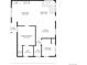 Main level floor plan layout showcasing the kitchen, living room, primary bedroom, and bathrooms at 2337 S Franklin St, Denver, CO 80210
