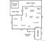 Detailed floor plan illustrating the layout of the home, including bedrooms, kitchen, living room, and outdoor patio areas at 2865 S Cherry Way, Denver, CO 80222