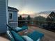 Relax on the deck with these stylish loungers and enjoy the spectacular sunset views at 3063 E 148Th Pl, Thornton, CO 80602