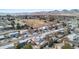 Aerial view of the home, highlighting its location near a park at 12293 W Saratoga Ave, Morrison, CO 80465