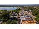 Aerial view of homes and lake; new construction visible at 5128 W 26Th Ave # 208, Denver, CO 80212