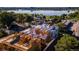 Aerial view of townhomes under construction, showcasing the building's progress at 5128 W 26Th Ave # 208, Denver, CO 80212