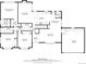 Floor plan of main level highlighting layout of rooms and dimensions at 3807 S Jasmine St, Denver, CO 80237