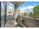 Cozy balcony with seating, perfect for enjoying outdoor views and relaxing at 23585 Genesee Village Rd # E, Golden, CO 80401