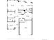 Detailed floor plan showcasing the layout of the first floor, including living areas and kitchen at 3102 Fox Sedge Pl, Highlands Ranch, CO 80126