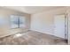 This bedroom features neutral walls, plush carpeting, and natural light at 11926 Barrentine Loop, Parker, CO 80138