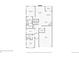 First floor plan highlights room layouts and connections between living spaces and bedrooms at 11926 Barrentine Loop, Parker, CO 80138