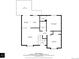 Detailed floor plan showing the layout of the home's main level at 10895 W Bowles Pl, Littleton, CO 80127