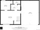 Floor plan showing dimensions and layout of the living areas, bedrooms, bathrooms, and garage at 10895 W Bowles Pl, Littleton, CO 80127