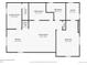 Detailed floorplan illustrating the layout and dimensions of the home's basement at 1350 E Amherst Ave, Englewood, CO 80113