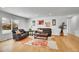 Inviting living room featuring comfortable seating, natural light, and modern accents at 7819 Tejon St, Denver, CO 80221
