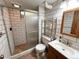 Bathroom features a walk-in shower and sink at 660 Wolff St, Denver, CO 80204