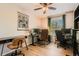 Bright office space with two work stations, offering a practical and comfortable work-from-home setup at 13069 Jackson Dr, Thornton, CO 80241