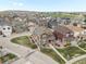 Aerial view of a residential neighborhood showcasing landscaped yards and community layout at 1344 S Coolidge Cir, Aurora, CO 80018