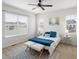 Bright bedroom with natural light, ceiling fan, and neutral decor at 1344 S Coolidge Cir, Aurora, CO 80018