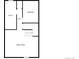 Floorplan featuring a utility, bedroom, Gathering room, and hall, illustrating the layout of the home at 3061 W 92Nd Ave # 11B, Westminster, CO 80031