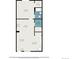 Floor plan with measurements and layout at 18038 Becket Dr, Parker, CO 80134