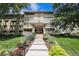 Attractive condo building at 350 S Clinton St with steps leading to the entrance at 350 S Clinton St # 2A, Denver, CO 80247