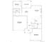 First floor plan of the home, showing layout with garage, kitchen, living, and bedroom spaces at 14573 Hudson Way, Thornton, CO 80602