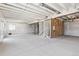 Unfinished basement ready for customization, featuring concrete floors and exposed beams at 1839 Morgan Dr, Erie, CO 80516