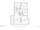Basement floor plan showing the layout of storage and finished space at 9362 S Holland Way, Littleton, CO 80127