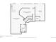 Floorplan of the basement level featuring a finished and unfinished space, bedroom and bath at 1057 English Sparrow Trl, Highlands Ranch, CO 80129