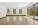 Bright living room with hardwood floors, recessed lighting, and views of the mountain landscape at 205 Loop Dr, Georgetown, CO 80444
